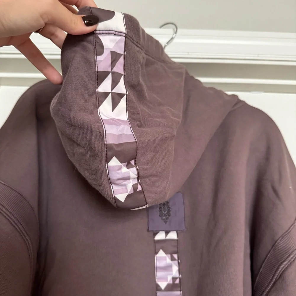 Free People SNOW FLOW HOODIE NWT size Large color driftwood - Picture 10 of 12